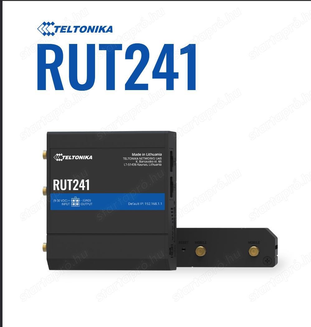  Teltonika RUT241 Router mobil ipari esim is 