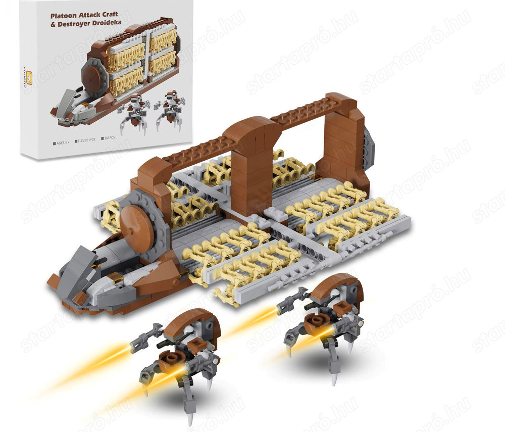 Lego komp. Star Wars 75085 Battle Droid csapatszállító +2 Droideca 540db Lepin ÚJ