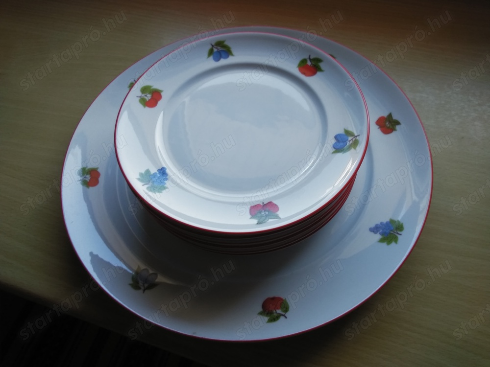 Alföldi porcelán süteményes készlet