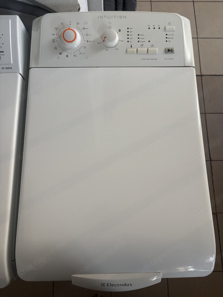 Használt Electrolux EWT 9120W Felültöltős Mosógép [H16579] 1-3-6 hónap garanciával