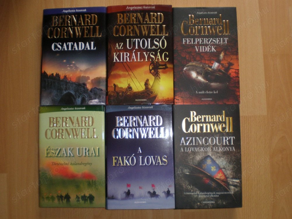 Bernard Cornwell: Angolszász históriák 1-5. + 1 KÖNYV AJÁNDÉKBA!