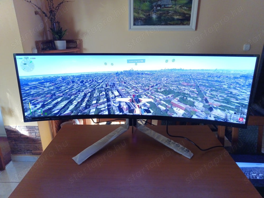 Fél áron!  Új 49"Aoc Agon Pro PD49 Porsche Design OLED monitor eladó .