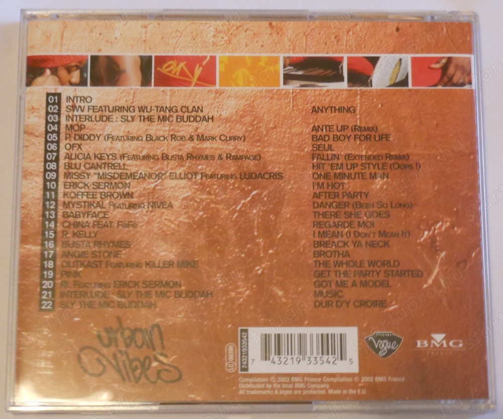 Urban Vibes LE SON r'b et hip hop CD eladó