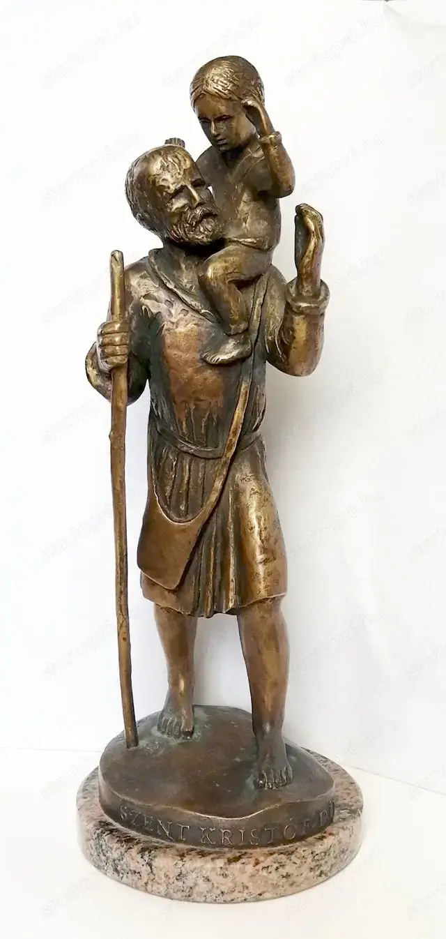 Szent Kristóf: Az utasok, vándorok, hajósok védőszentje. Kampfl József 2011