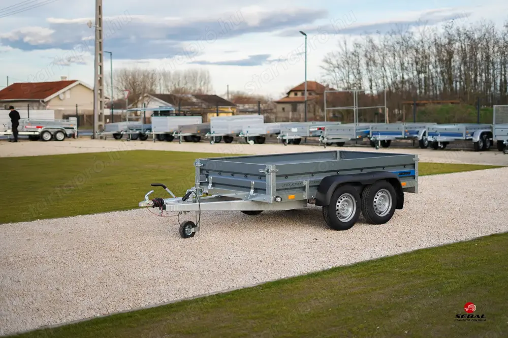 Új extra erős Solidus Max utánfutó (263x150cm - 1500kg) - 1.299.000 Ft helyett bruttó 1.199.000 Ft