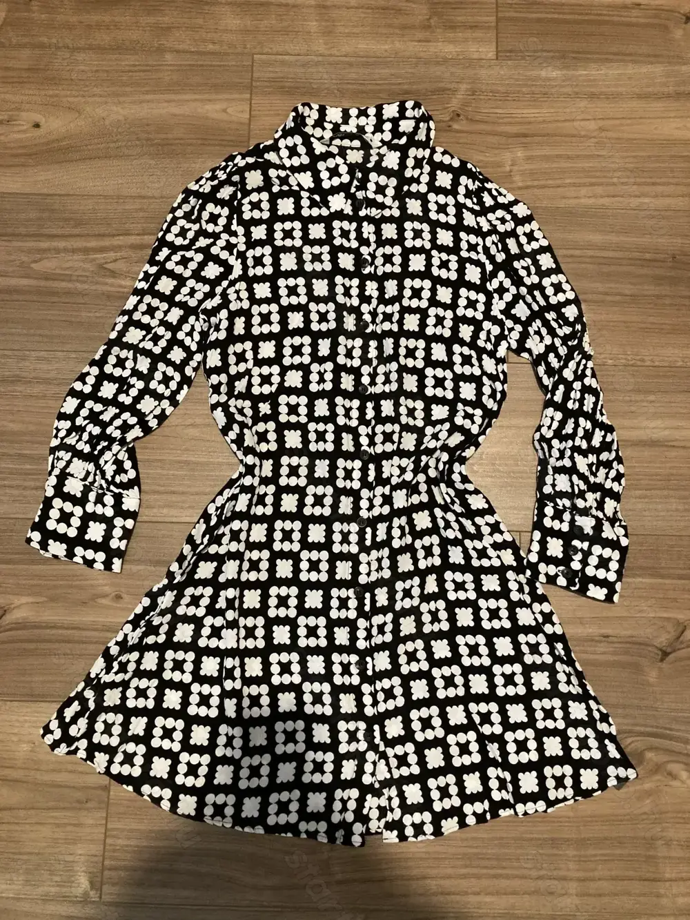 Zara mintás viszkóz miniruha M Zara mintás viszkóz miniruha M