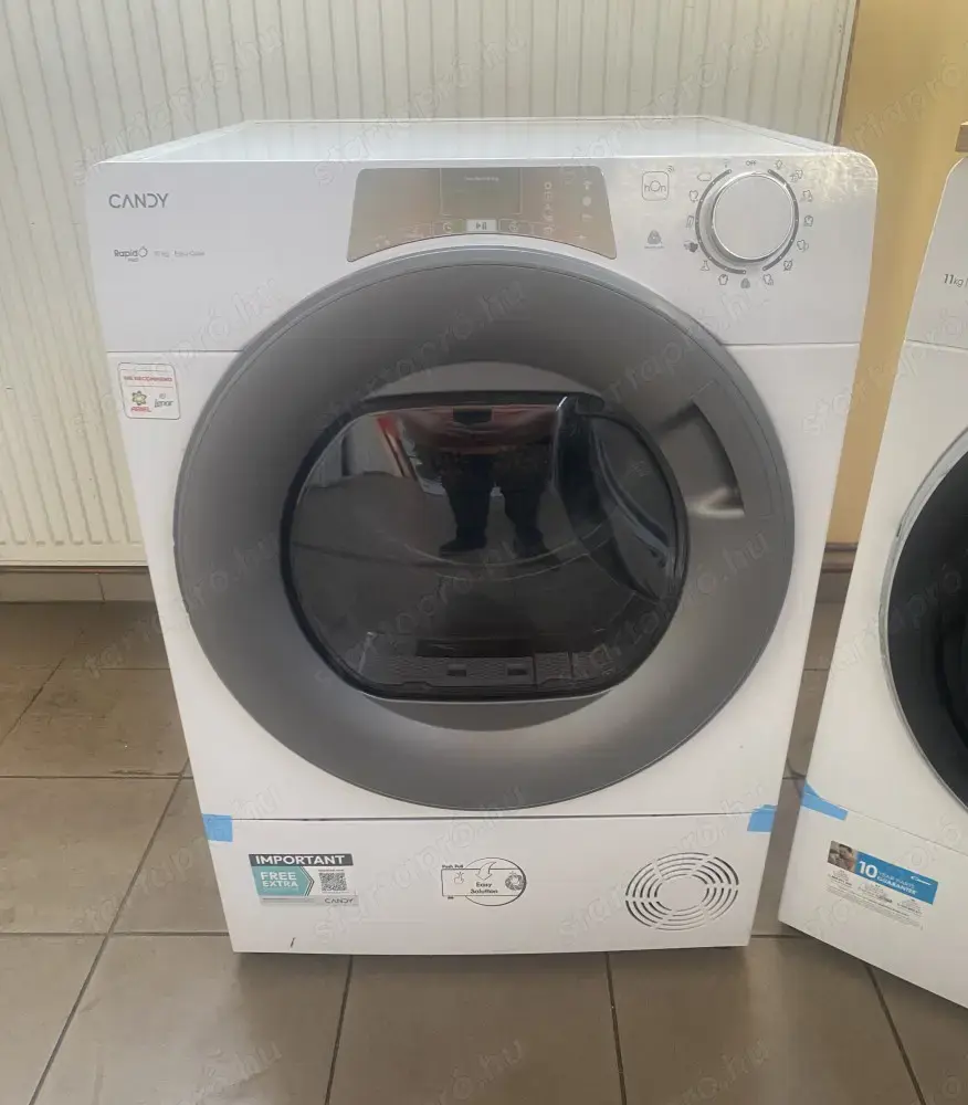 Outlet CANDY RPE H10A2TER-S Hőszivattyús szárítógép [O177] 6 hónap garanciával