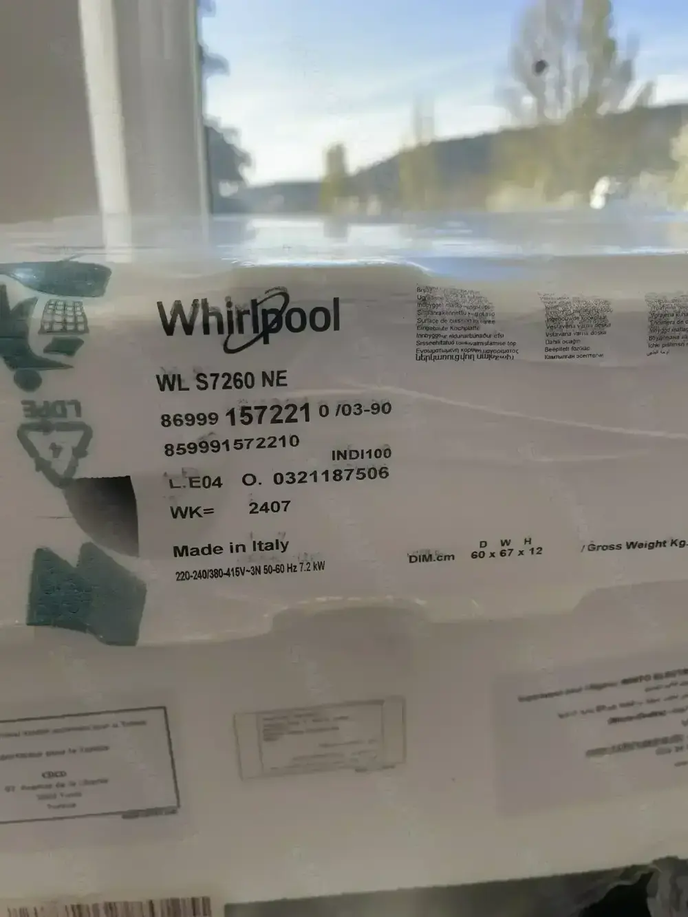 Whirlpool WL S7260 NE beépíthető indukciós főzőlap, 59cm, 4 főzőzóna, Érintővezérlés, 6.Érzék funkci Whirlpool WL S7260 NE beépíthető indukciós főzőlap, 59cm, 4 főzőzóna, Érintővezérlés, 6.Érzék funkci