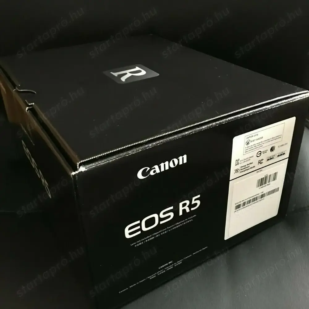 Canon EOS R5 tükör nélküli 45 MP kamera és RF 24-105 mm f4.0-7.1 IS STM objektív
