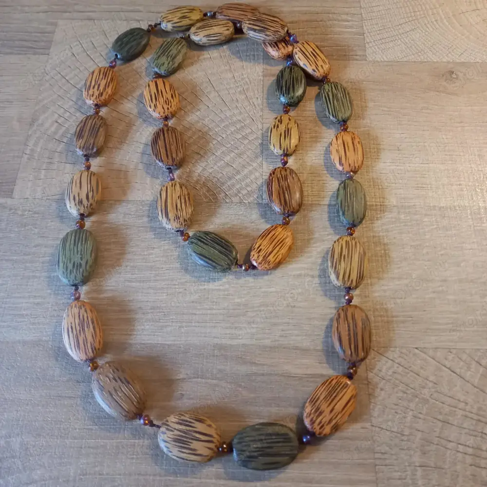 Fa hatású hosszú nyaklánc eladó