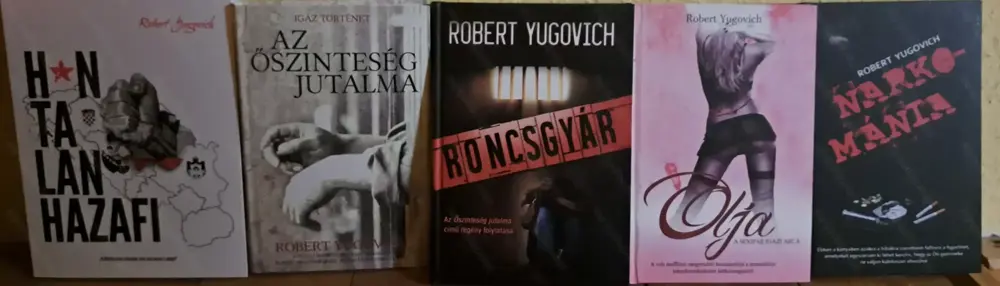 Eladó Robert Yugovich könyvek
