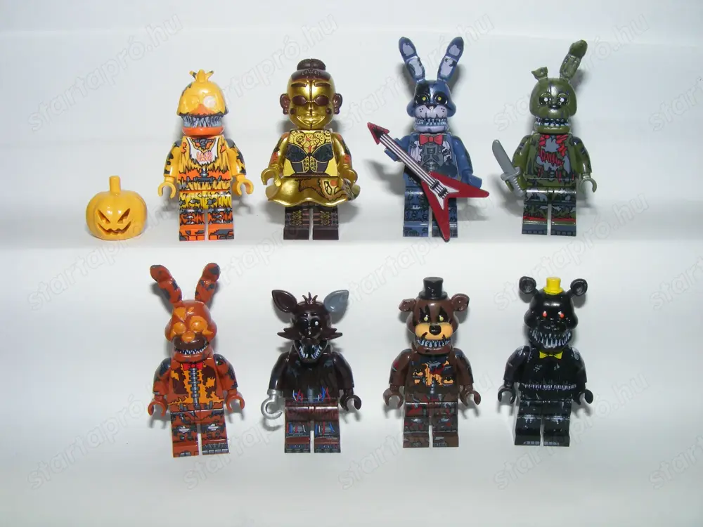 Lego FNAF Five Nights at Freddy 's figurák  Fantom Foxy Jack O Springtrap Ballora ÚJ