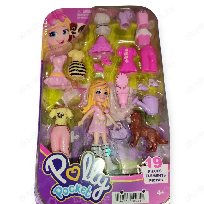 Mattel Polly Pocket baba - Virágos kaland méhecskével