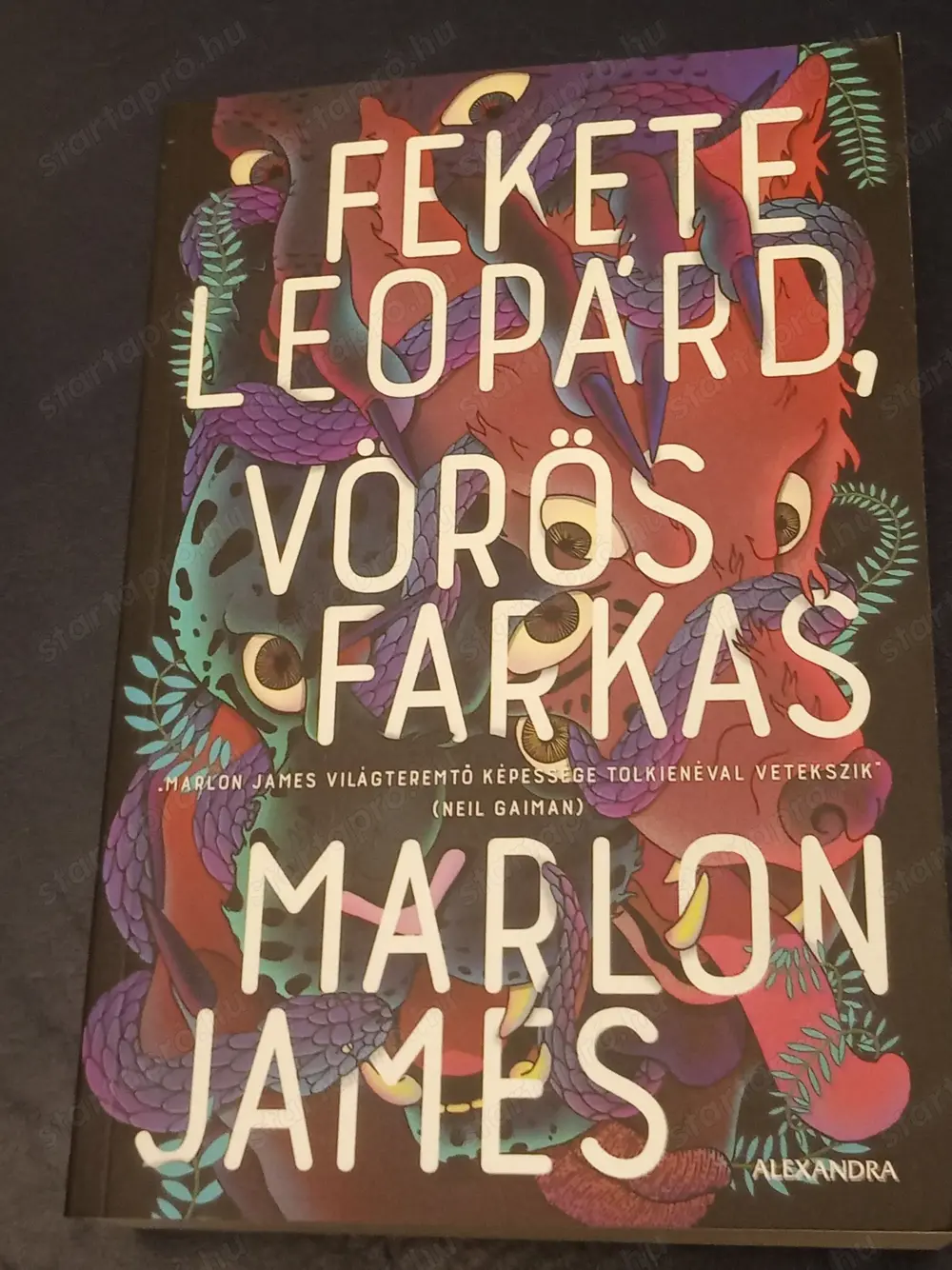 Fekete leopárd, vörös farkas Marlon James 4000ft óbuda személyesen óbudán lakcimemen posta kizárolag
