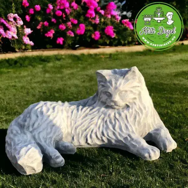 Perzsa macska szobor
