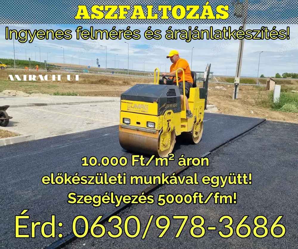 Aszfaltozás országosan