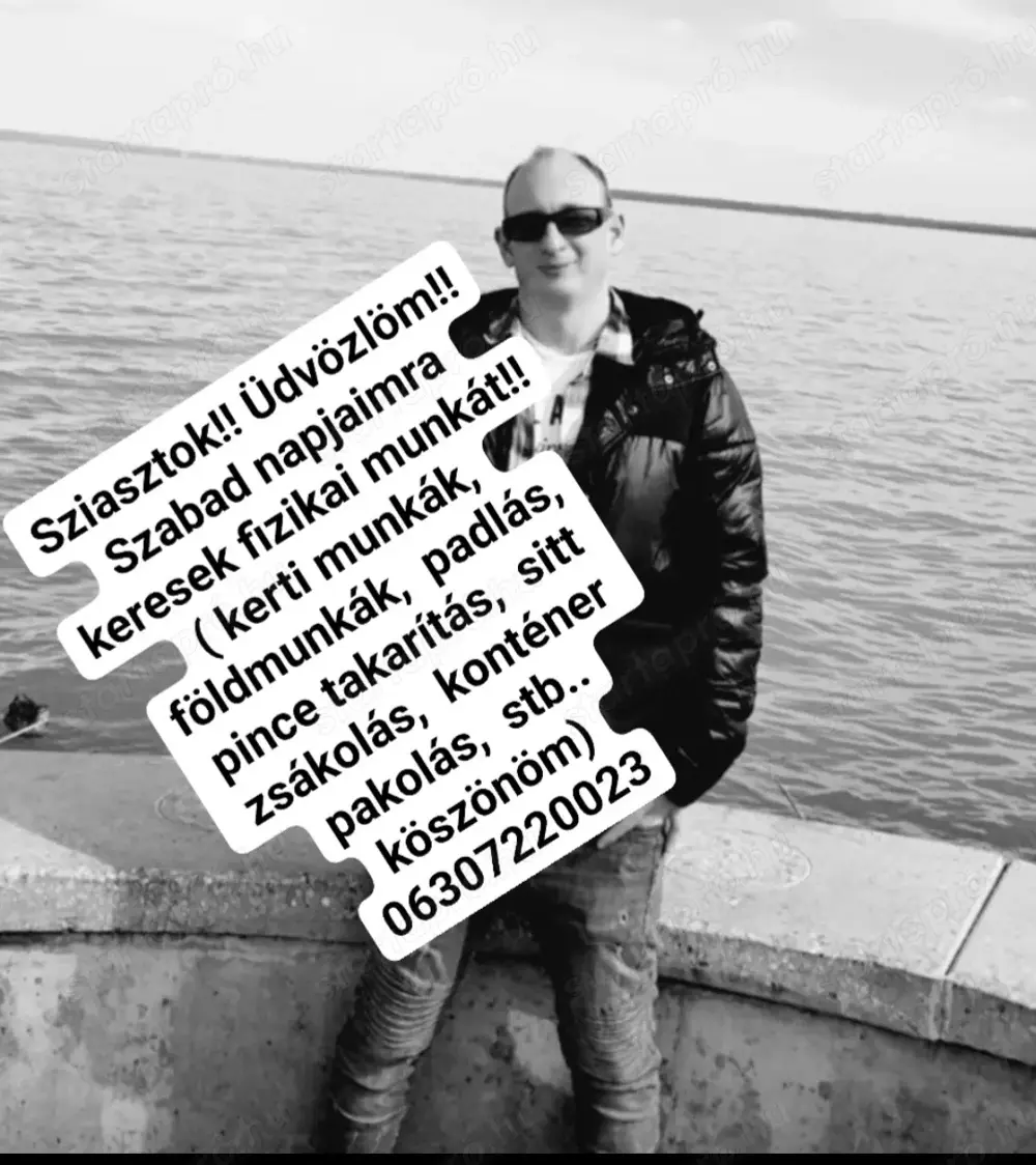 Haz  körüli munkákat keresek!!