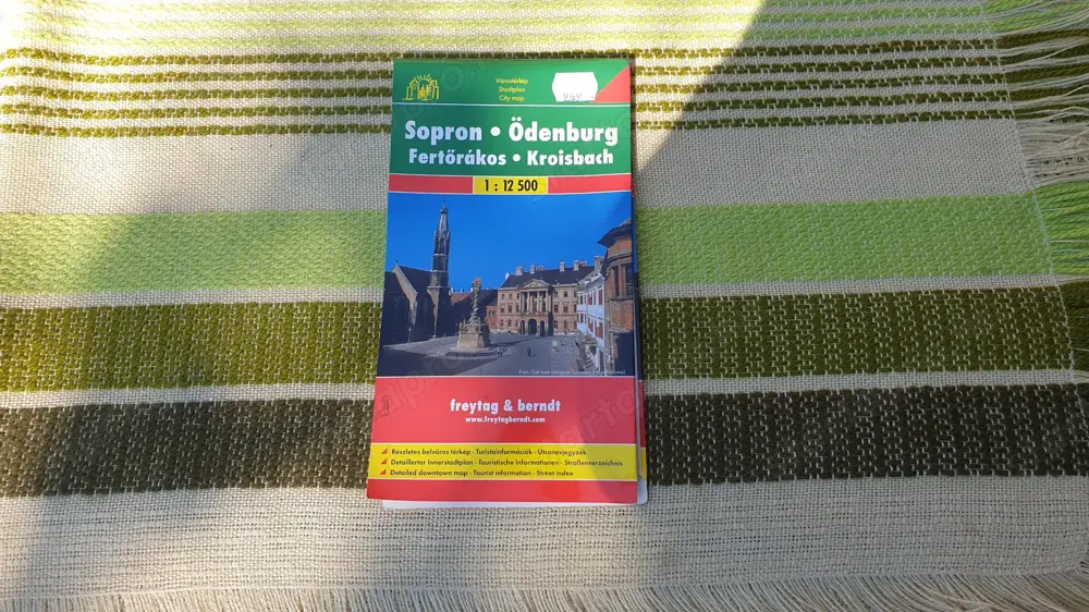 Sopron és Fertőrákos térkép eladó