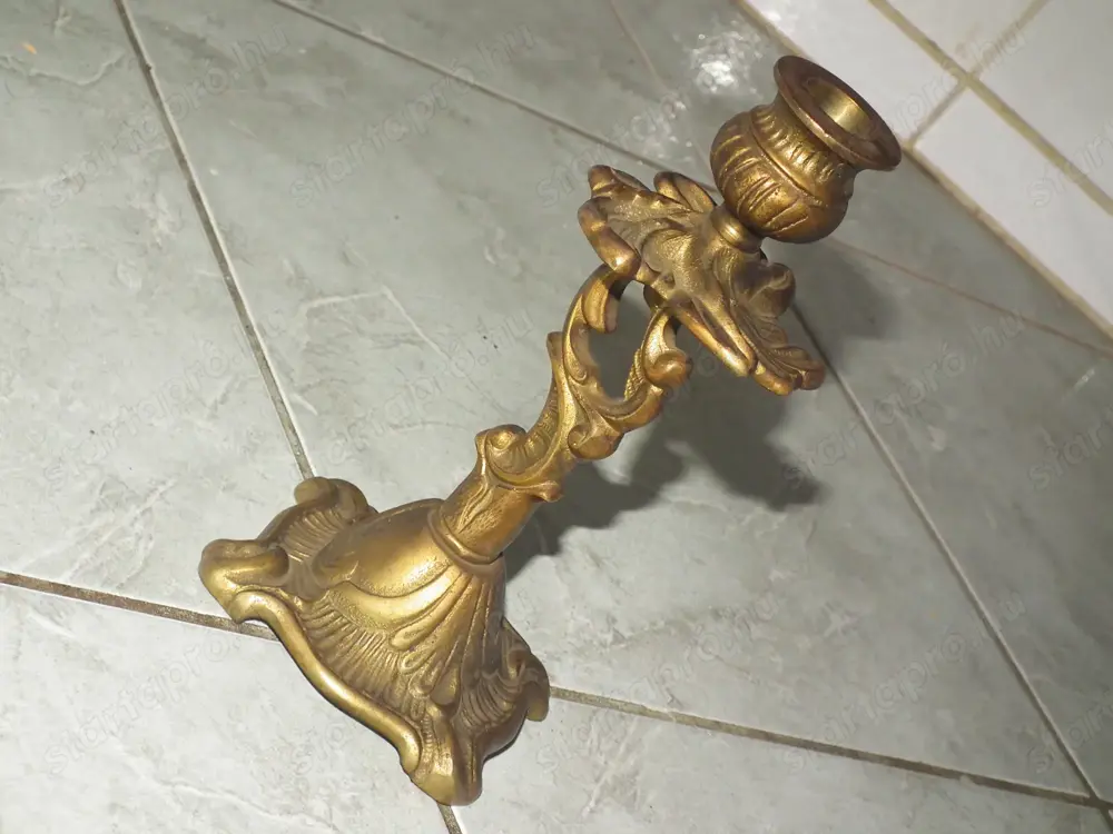 Réz gyertyatartó 3 db. egyben vagy külön