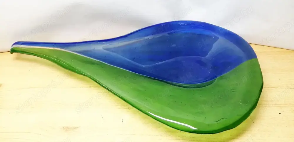 Különleges kínáló tálca öntött üveg Seguso Vetri d'Arte Murano