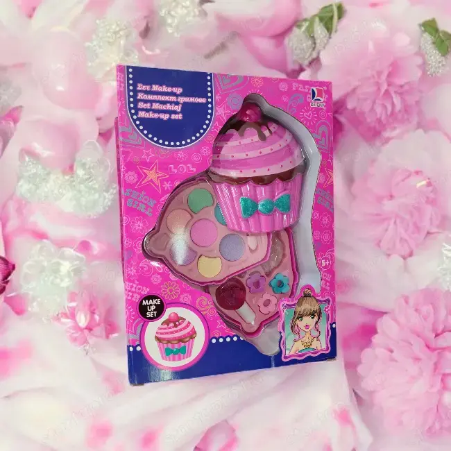 Muffin alakú játék smink szett gyerekeknek