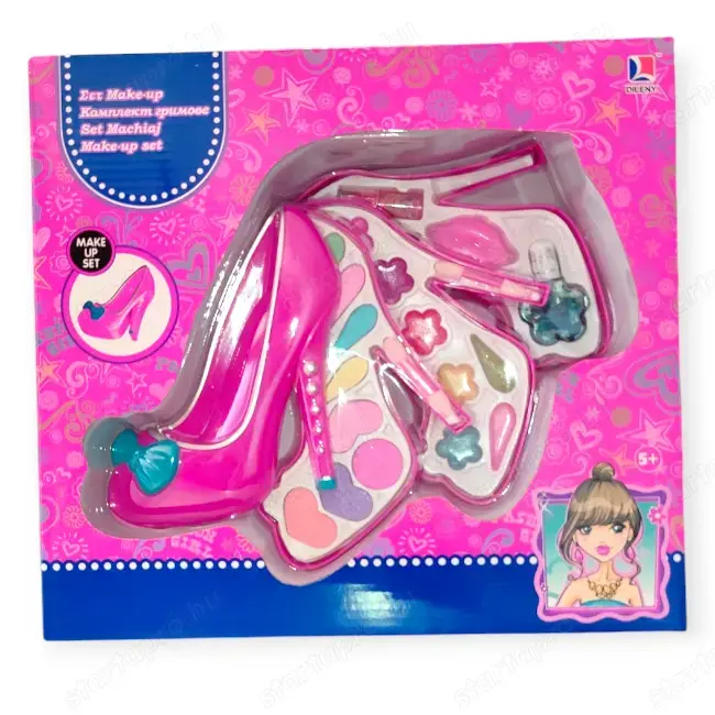 Cipő alakú nagy játék smink szett gyerekeknek 