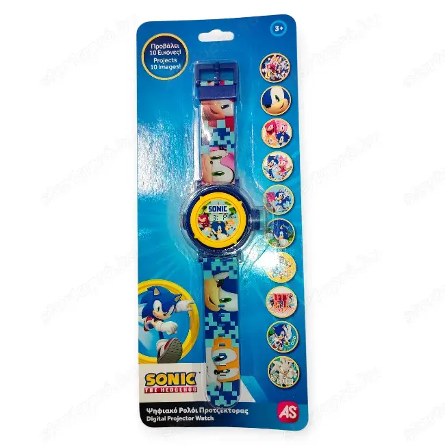 Sonic projektoros karóra gyerekeknek