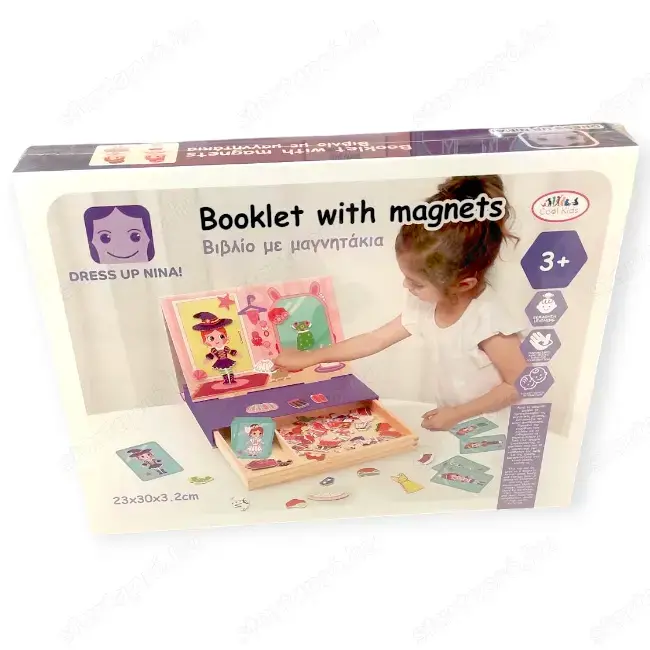 Mágneses öltöztetős könyv   Nina hercegnő