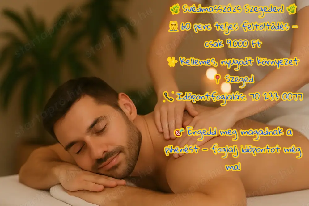 Svéd izom lázító  masszázs