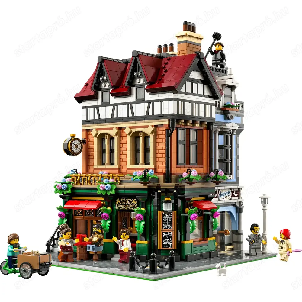 Lego komp. Creator Icons 10350 Tudor kori városrész Corner moduláris ház LEPIN ÚJ