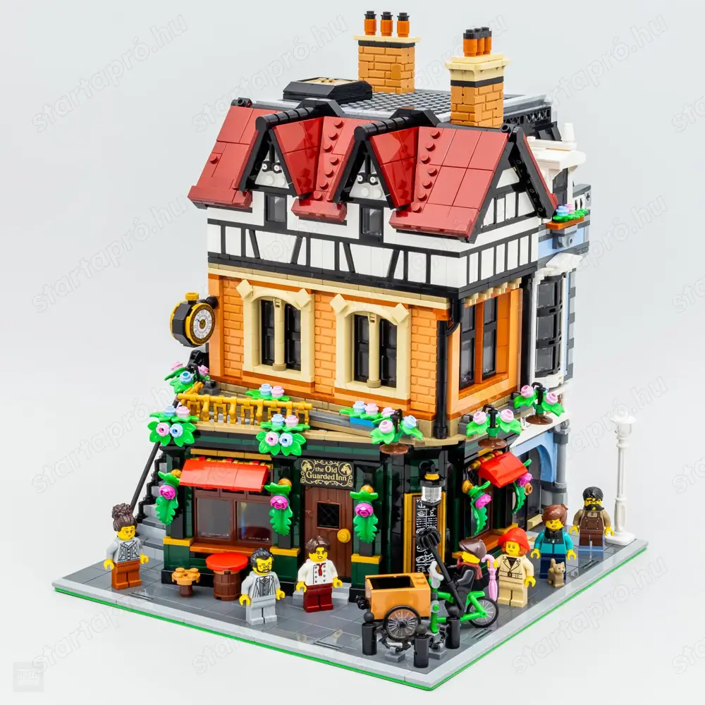 Lego komp. Creator Icons 10350 Tudor kori városrész Corner moduláris ház LEPIN ÚJ