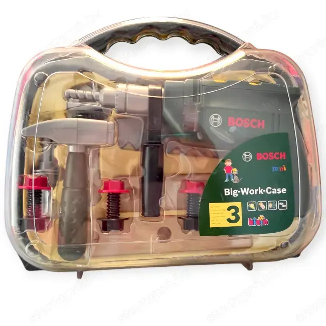 Klein Bosch Mini szerszámosláda ütvefúróval