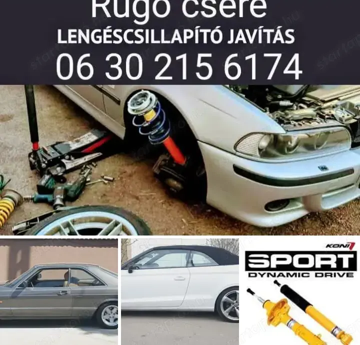 Lengéscsillapító javítás, autó ültetés.,.