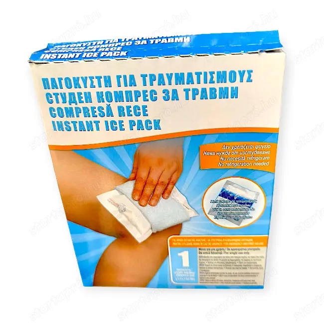 Instant hideg borogatás (13 15 cm)   egyszer használatos, hűtés nélkül aktiválható