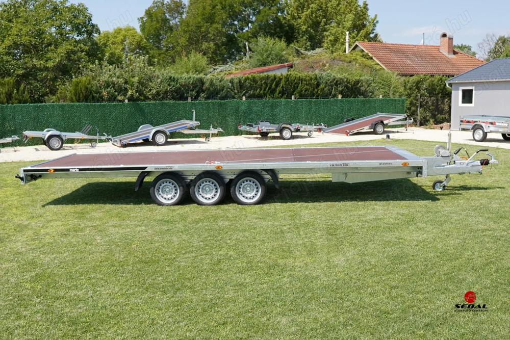 Új Martz GT PLATEAU (3500kg) autószállító utánfutó 2.990.000 Ft helyett br. 2.690.000 Ft