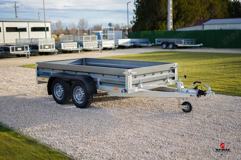 Új extra erős SEBAL Solidus MAX 300  (300 x 150 cm) fékes utánfutó