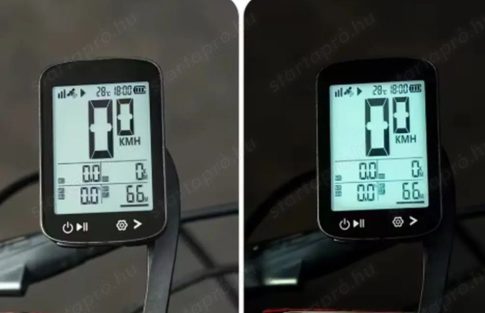 Bikevee GPS kerékpűros komputer új hőmérséklet háttérvilágítás  Wireless Bicycle Computer