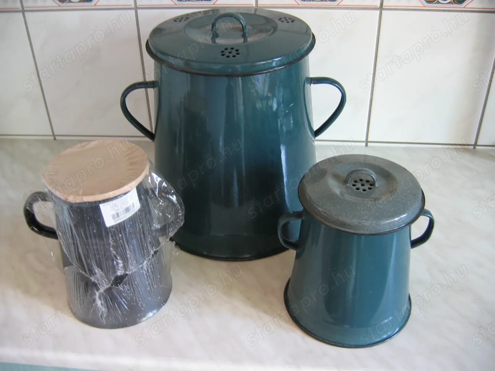 Zománcozott zsírosbödönök eladók.