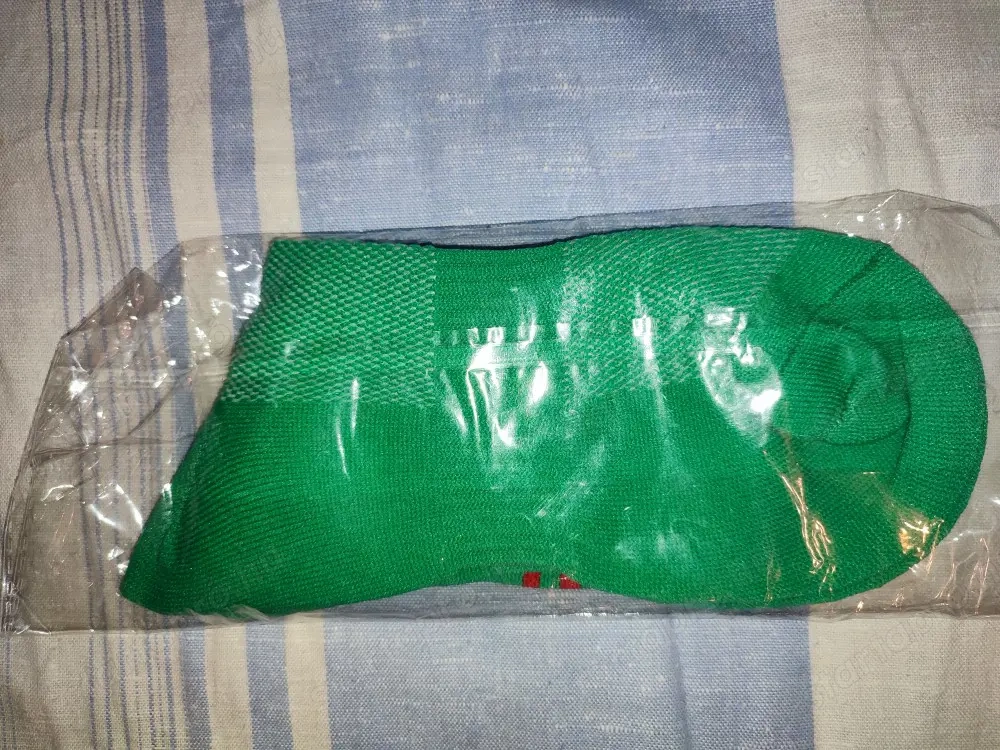 Kerékpáros zokni új M 39-46 dark green félhosszú szárú