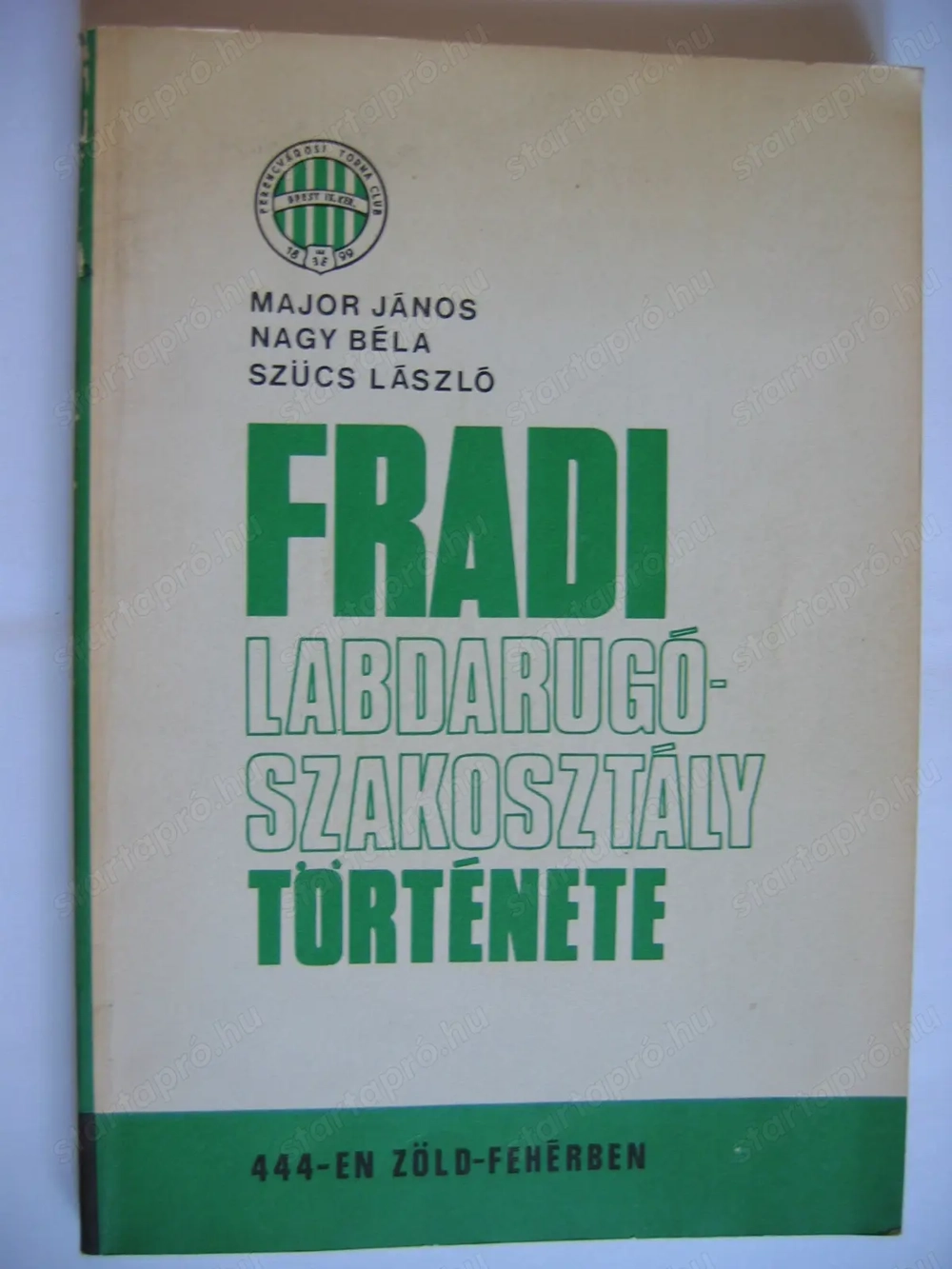 Fradi könyv eladó.