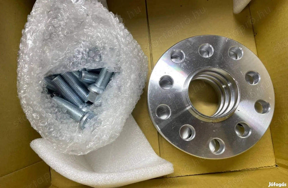 VW, Audi, Skoda nyomtávszélesítő 5x112 5x100 új csavarral 2db 20mm  Új alumínium távtartó perselyek 
