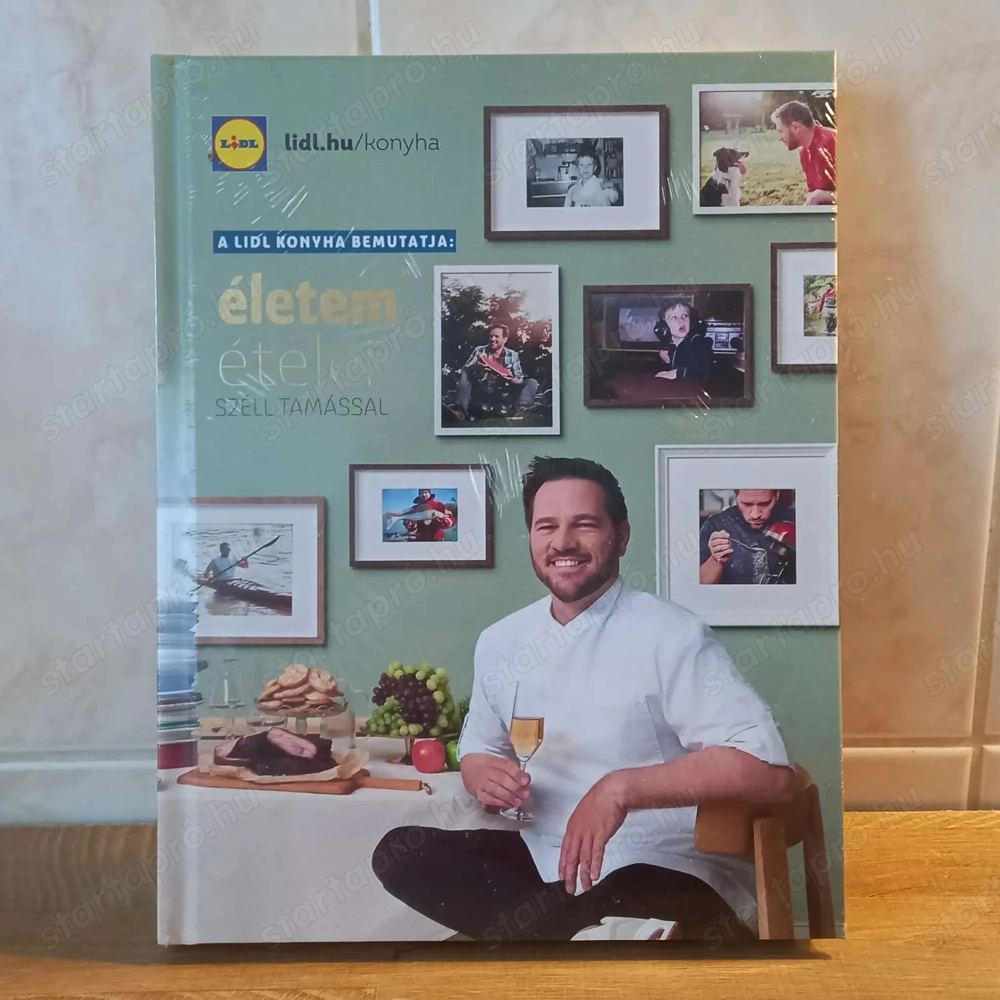 Széll Tamás: Életem ételei című könyv eladó a Lidl kiadásában, teljesen új!
