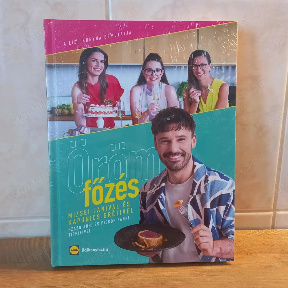 Örömfőzés Mizsei Janival és Kapunics Grétivel c. könyv eladó, ÚJ!