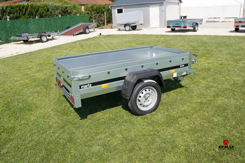 Új 2m-es utánfutó (750kg-os) rendszámmal akciósan bruttó 399.000 Ft