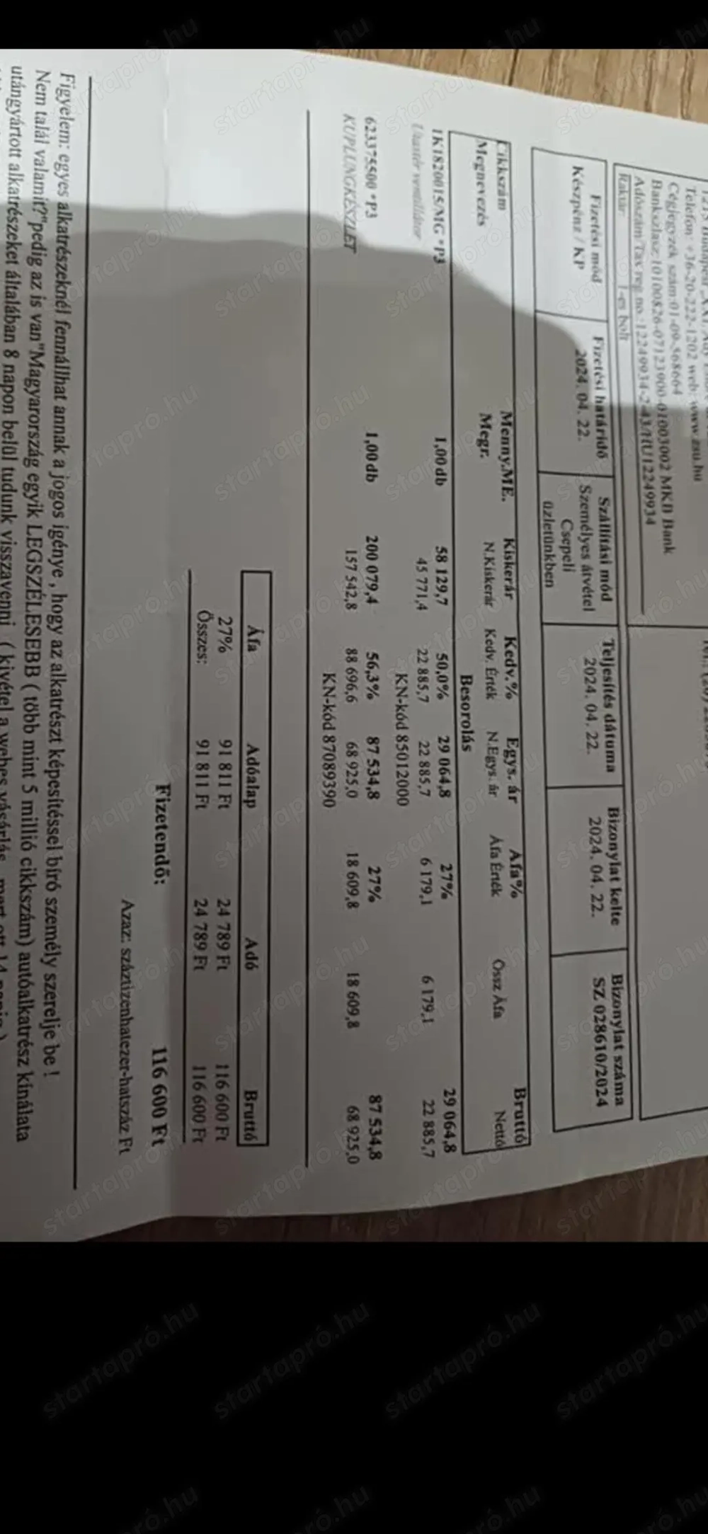 Kuplung Leonba, vadi új