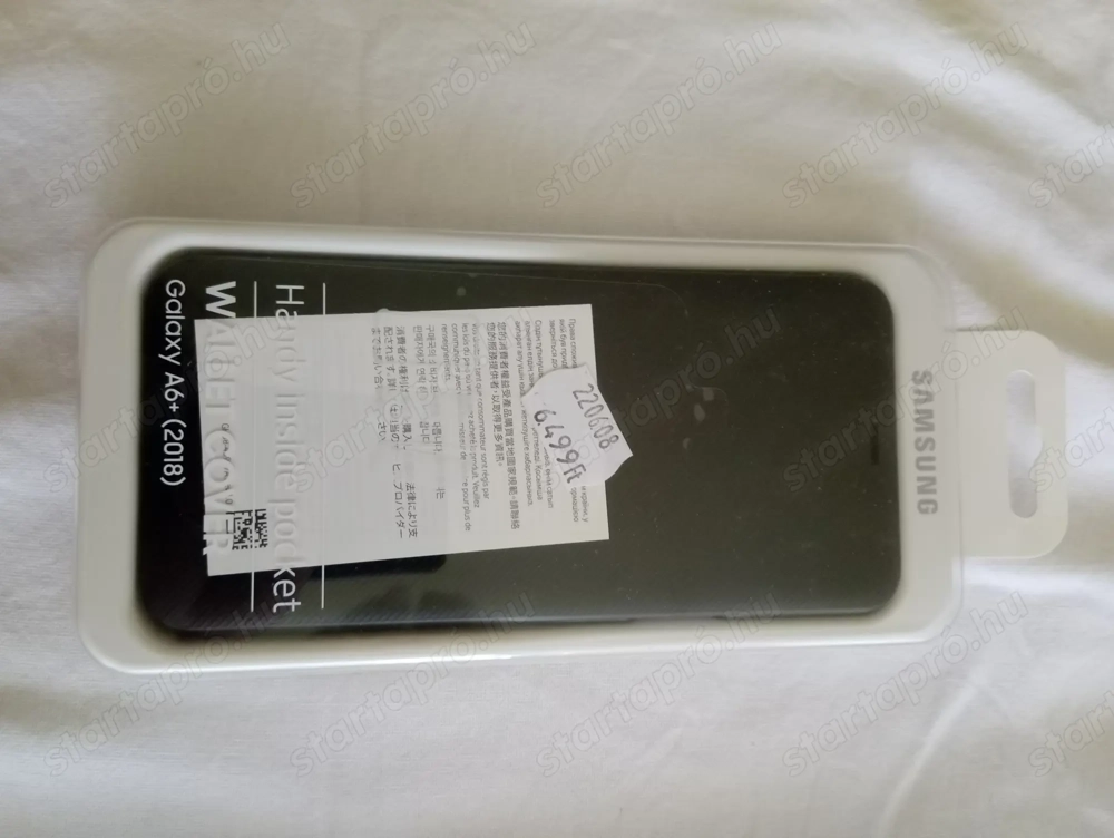 Samsung Galaxy A6+ (2018) új telefon tok belső zsebbel 