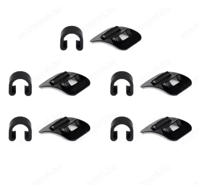 3M bowdenrögzítő kábelrögzítő kerékpár öntapadós Stick-on Cable Guide Bicycle Tube Clip Aluminum 