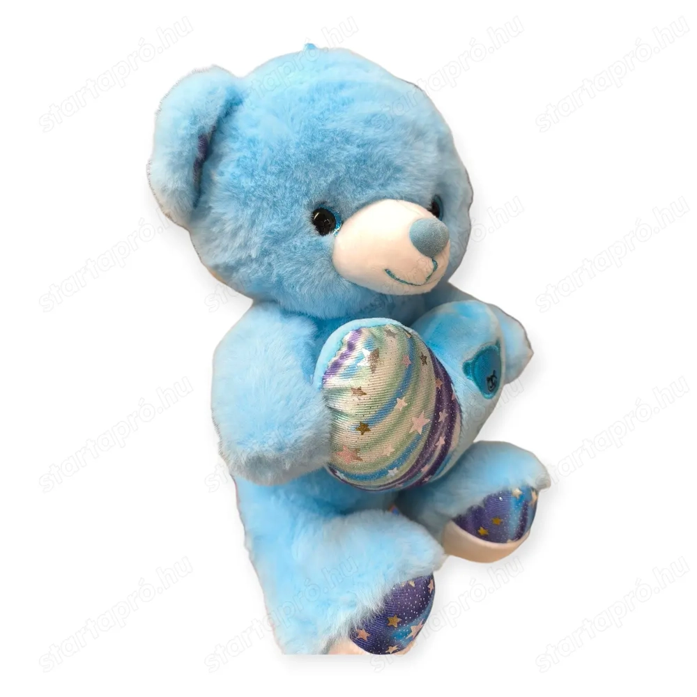 Teddy Bear plüssmackó égbolt szívvel 32 cm