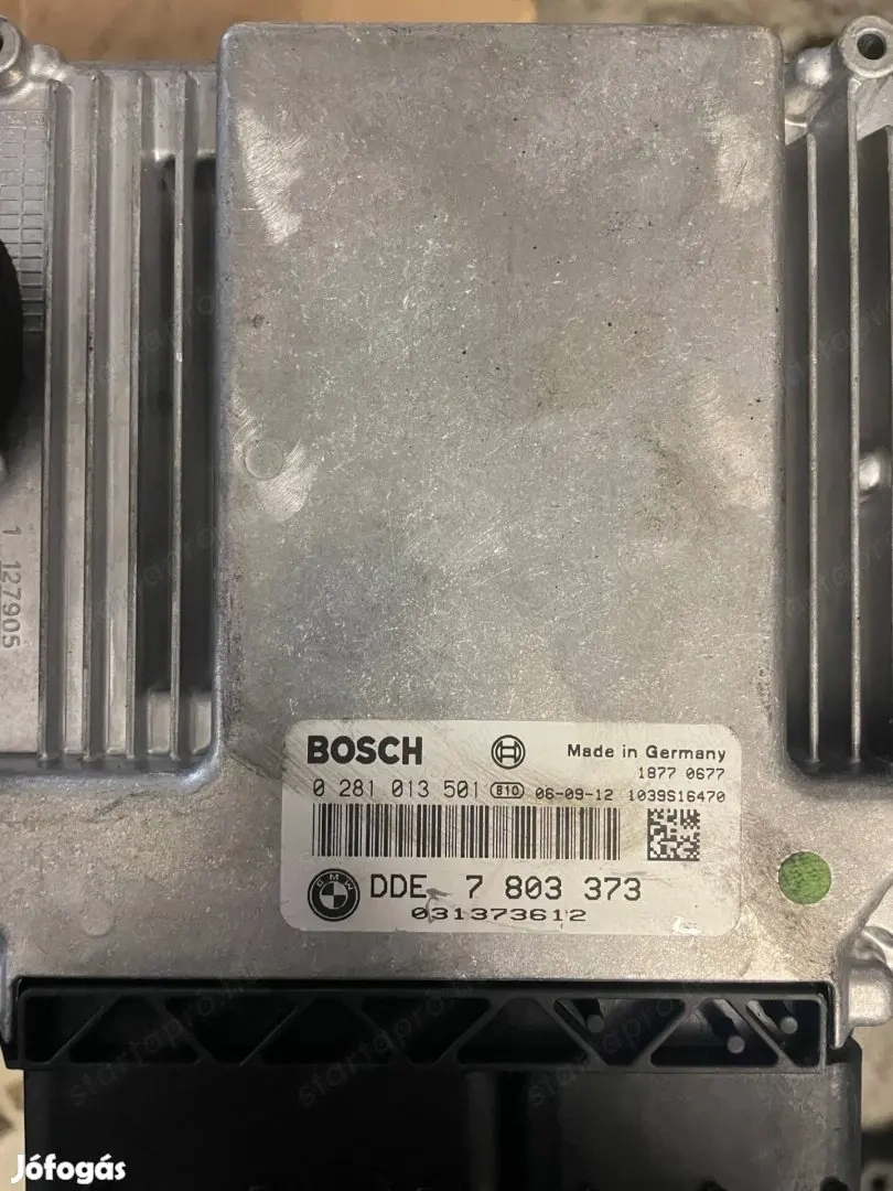 BMW E87 E90 E60 motorvezérlő Bosch   DDE 7803373 beszerelési garancia posta megoldható