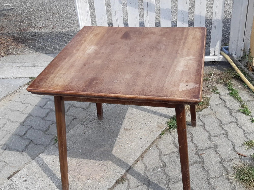 Retro fa étkezőasztal 80x160cm kinyitható